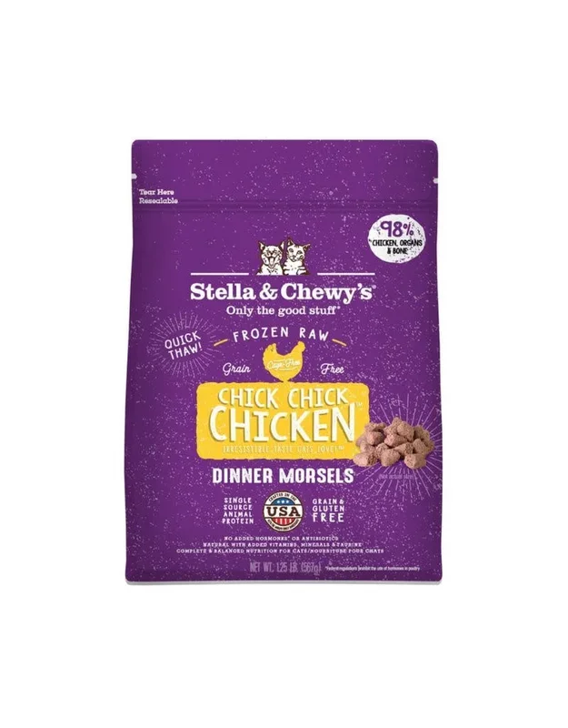 STELLA & CHEWY’S Frozen Cat Food Dinner Morsels Chicken