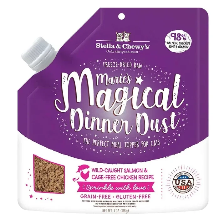 STELLA & CHEWY’S Magical Dinner Dust Salmon & Chicken for Cats 7oz
