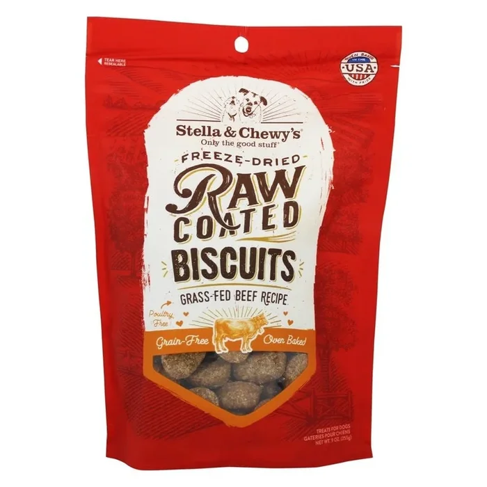 STELLA & CHEWY’S Raw Coated Biscuits Beef