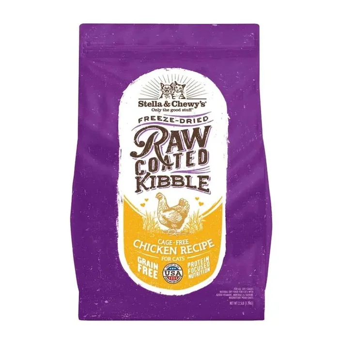 Stella & Chewy’s Raw Coated Kibble Cage-free Chicken Recipe Dry Cat Food 10lb