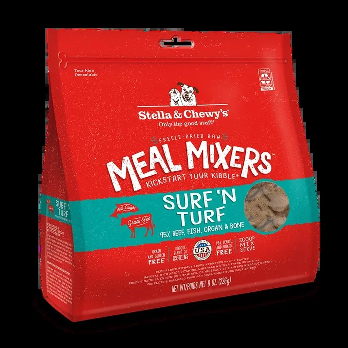 Stella & Chewy’s Surf ‘N Turf Meal Mixers for Dogs