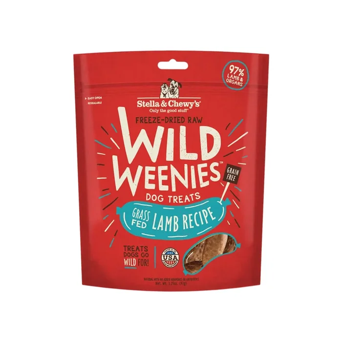 Stella & Chewy’s Wild Weenies Raw Freeze-Dried Dog Treats