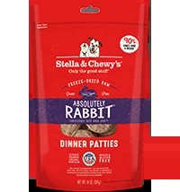 Stella & Chewy Dog FD Rabbit Patties