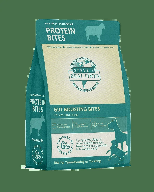 Steve’s Real Food Freeze-Dried Lamb Protein Bites 4-oz, Dog & Cat Treat