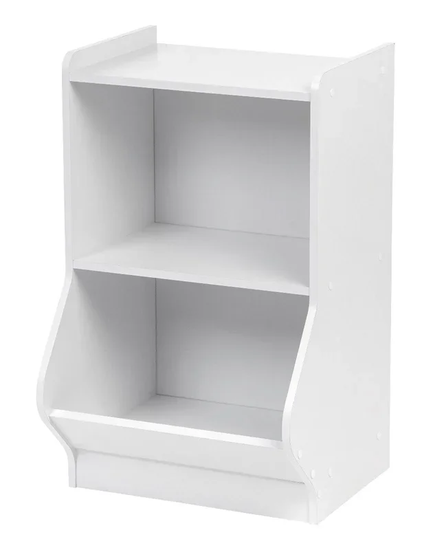 Storage and Organizer Shelf with Footboard – 2 Tier