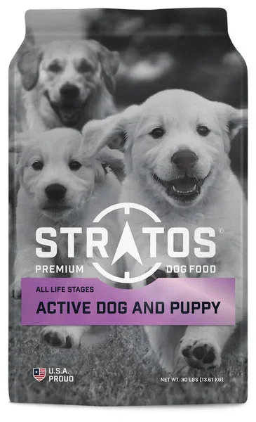 STRATOS ACTIVE DOG & PUPPY 27/14 – 30 LB. BAG