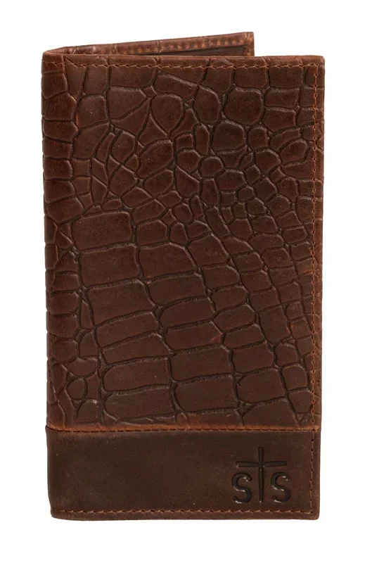 STS Men’s Croc Long Bifold Wallet