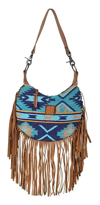 STS Women’s Mojave Sky Nellie Western Fringe Purse