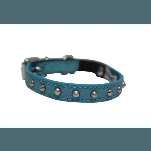 Studded Cat Collar – Baby Blue