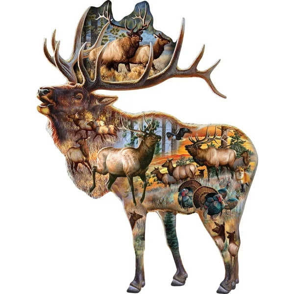 Sunsout – Puzzle Shaped Bugle Call