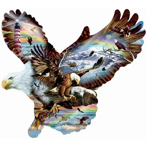 Sunsout – Puzzle Shaped Eagle Eye