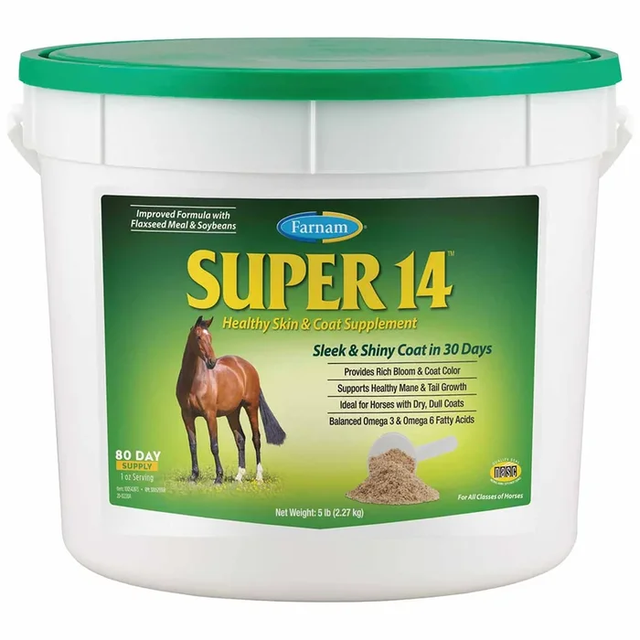 Super 14 Healthy Skin & Coat Horse Supplement