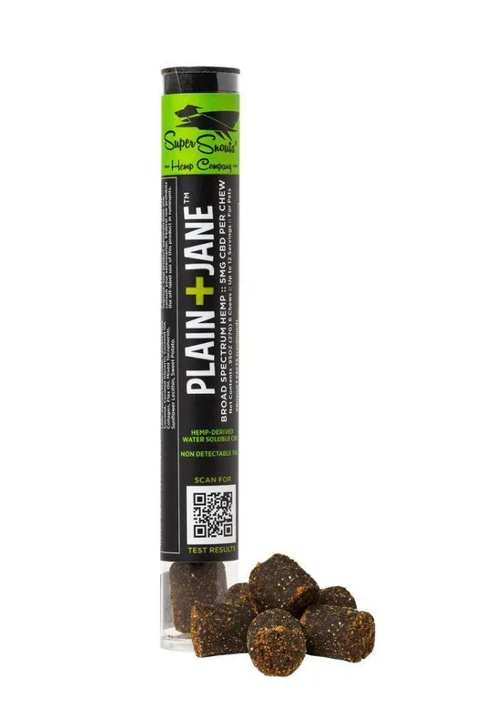 Super Snouts Hemp Dog Broad CBD Chew Plain Jane 6ct