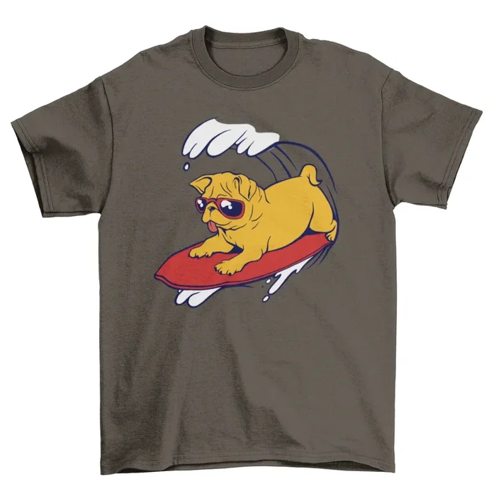 Surf’s Up Pug T-Shirt