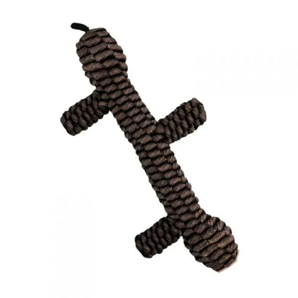 Tall Tails Brown Braided Toy 9in