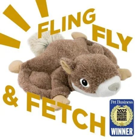 Tall Tails Flying Squirrel Toy 12″