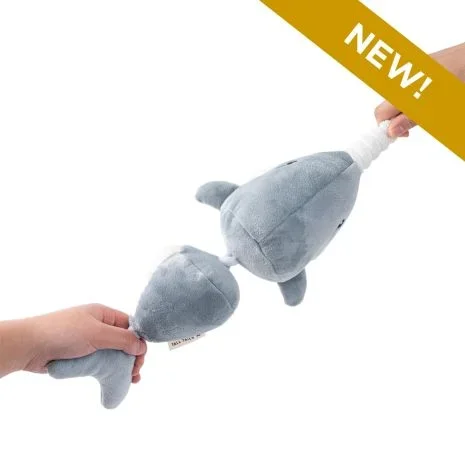 Tall Tails Narwal Jointed Shake Play Dog Toy