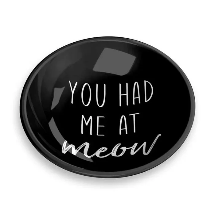 TARHONG Cat Saucer You had Me at Meow