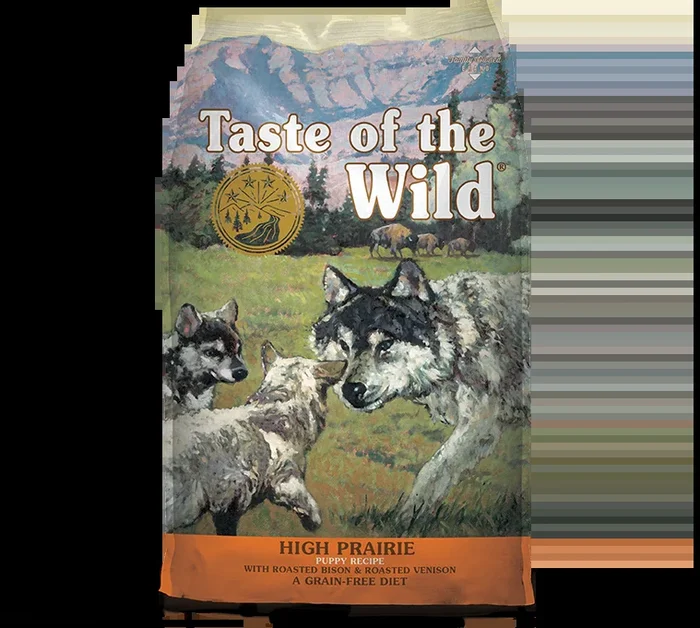 Taste Of The Wild High Prairie Puppy Recipe with Roasted Bison & Roasted Venison 28 lb