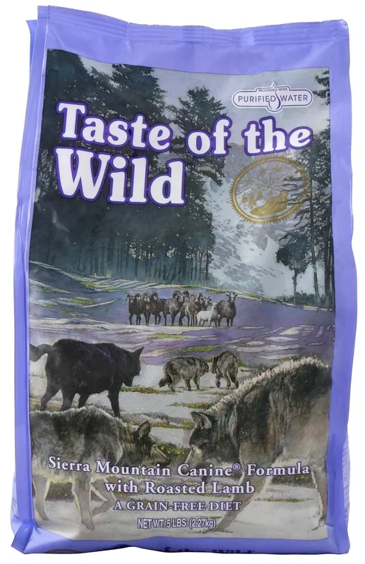 Taste of the Wild Sierra Mountain with Roasted Lamb Grain Free Dry Dog Food