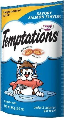 Temptations Savory Salmon Flavor Cat Treats (3-oz)