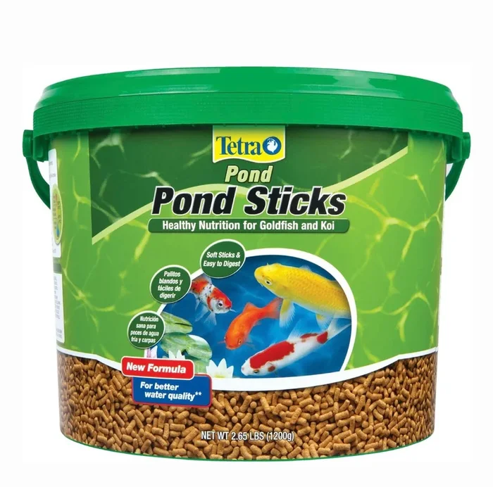 Tetra Pond Sticks Goldfish & Koi Fish Food, 2.65-lb bucket