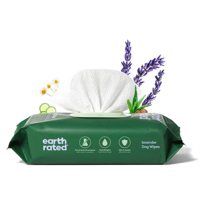 Textured Pet Grooming Wipes – Lavender