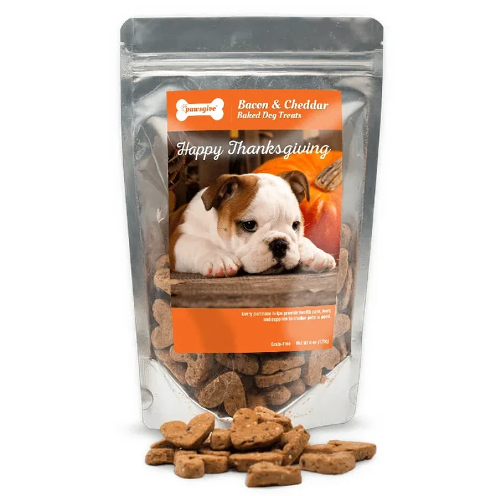 Thanksgiving Bacon & Cheese Gluten Free Dog Treats