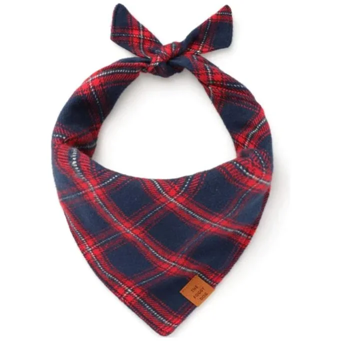 The Foggy Dog – Kingston Plaid Flannel Bandana