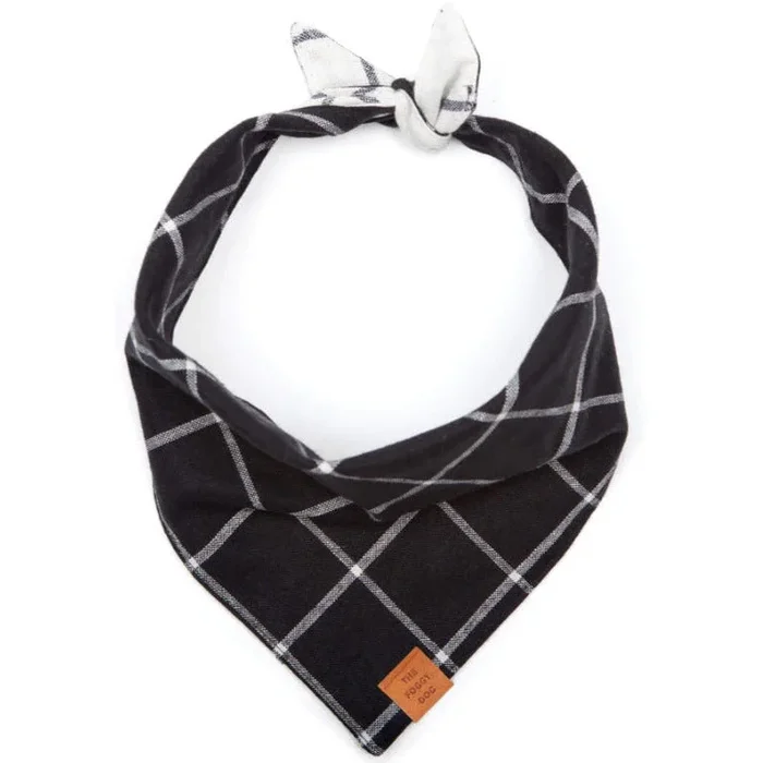 The Foggy Dog – Windowpane Check Bandana