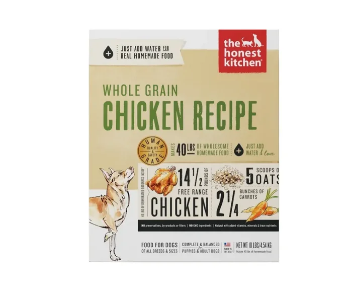 The Honest Kitchen Dehydrated – Whole Grain Chicken Recipe (Revel) Dog Food 10 lb Dry Dog Food