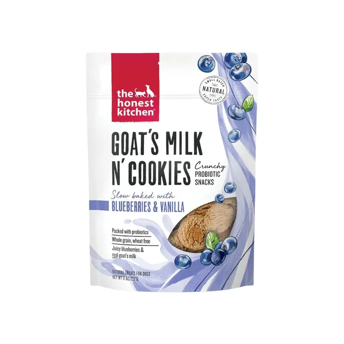 The Honest Kitchen Goat’s Milk N’ Cookies 8 oz Treats for Dogs