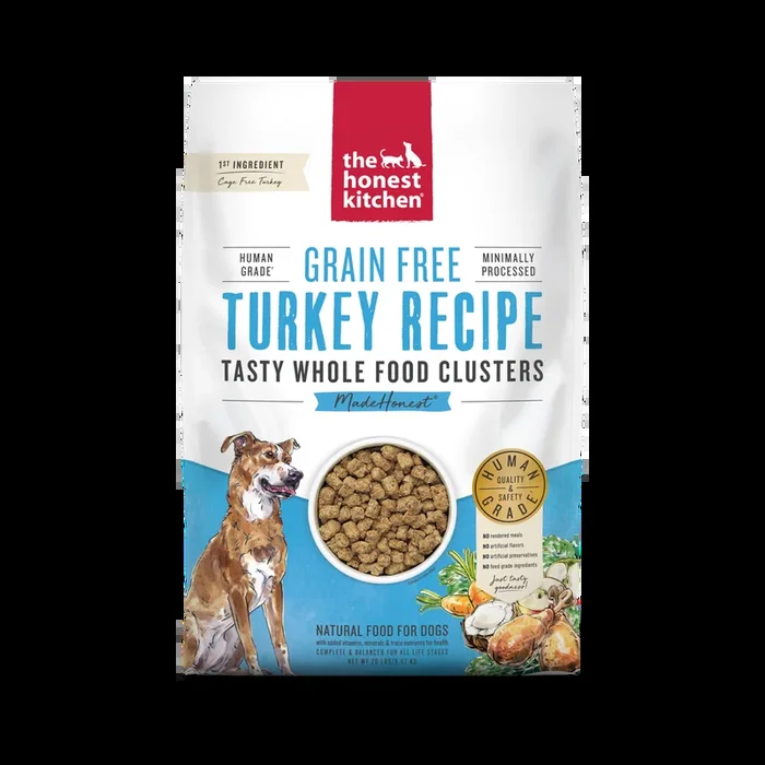 The Honest Kitchen Grain Free Turkey Whole Food Clusters – Dry Dog Food – 20lb