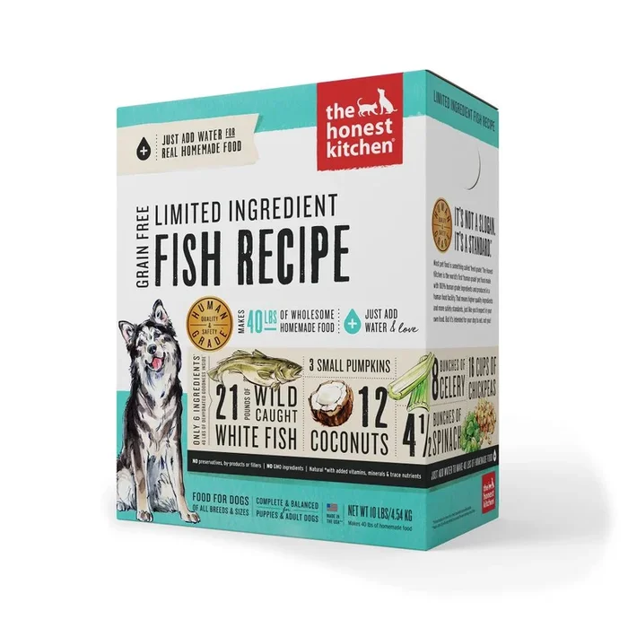 The Honest Kitchen Limited Ingredient Fish Recipe Dehydrated Dog Food
