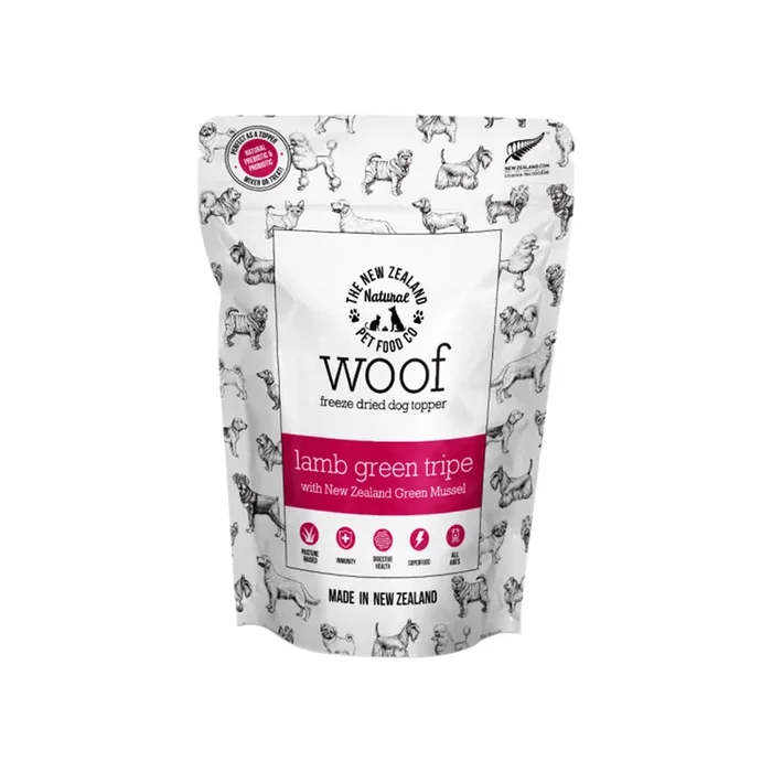 The New Zealand Natural Pet Food Co. WOOF Freeze Dried Dog Food Topper