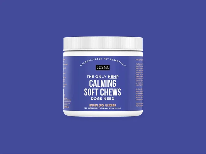 The Only Hemp Calming Soft Chews Dogs Need: 120 count jar