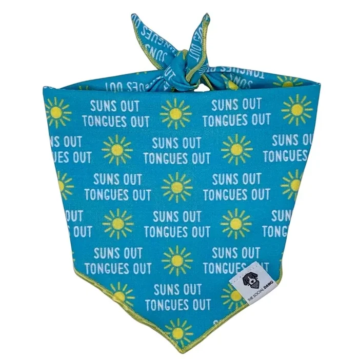 The Social Dawg – Bandana Suns Out Tongues Out Tie-On