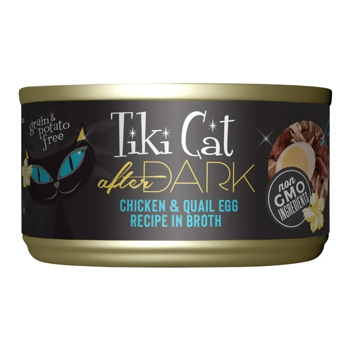 Tiki Cat After Dark Wet Cat Food – High Protein, Grain-Free Chicken Recipes