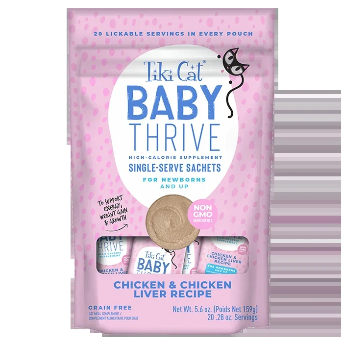 Tiki Cat Baby Thrive Chicken Liver 20 Pack
