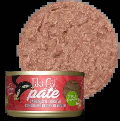 Tiki Cat Grill Pate Sardine Lobster 2.8oz