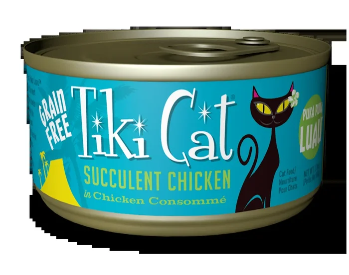 Tiki Cat Puka Puka Luau Grain Free Succulent Chicken in Chicken Consomme Canned Cat Food