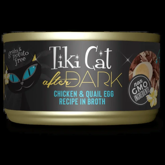 Tiki Cat® After Dark™ Whole Foods Chicken & Quail Egg Recipe in Broth Cat Food