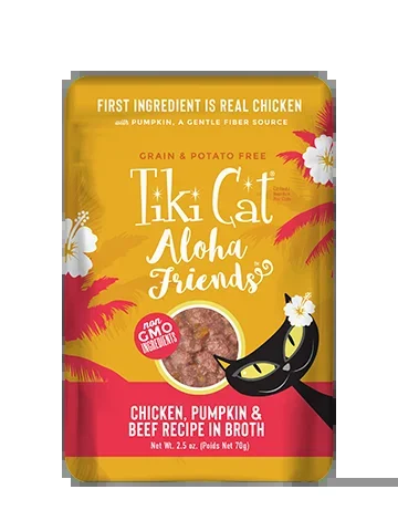 Tiki Cat® Aloha Friends™ Chicken, Pumpkin & Beef