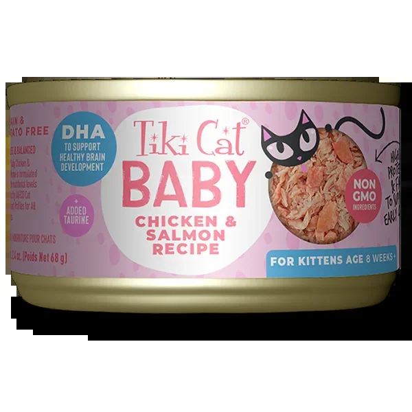 Tiki Cat® Baby Whole Foods with Chicken & Salmon Recipe