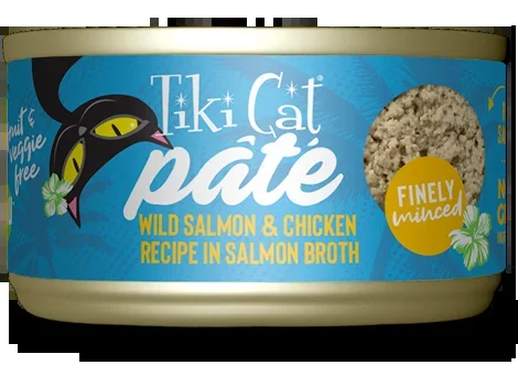 Tiki Cat® Pate Luau Wild Salmon & Chicken Pate Wet Cat Food