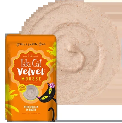 Tiki Cat® Velvet Mousse™ Chicken in Broth (2.8 oz)