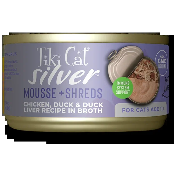 Tiki Cat Silver Chicken Duck & Liver 2.4oz*