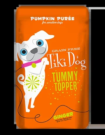 Tiki Dog™ Tummy Topper™ Pumpkin Puree & Ginger Dog Treat