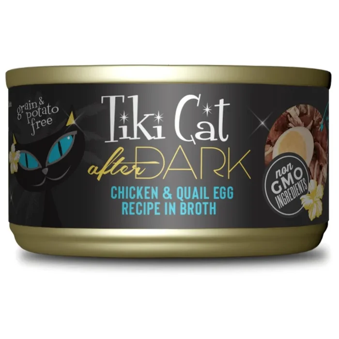 Tiki Pets – After Dark Cat Chicken and Quail Can Food