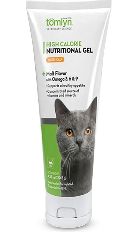 Tomlyn High Calorie Nutritional Gel for Cats, (Nutri-Cal) 4.25 oz